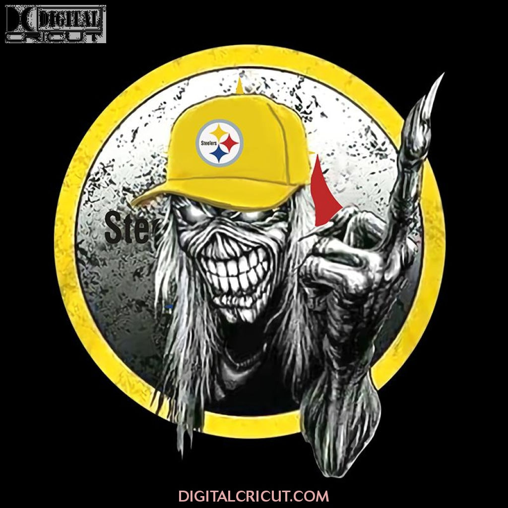 Pittsburgh Steelers PNG, Skull PNG, Football PNG, Sport PNG, Love