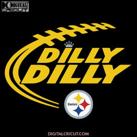 Pittsburgh Steelers Spiral Svg, Dilly Dilly Svg, Cricut File, Clipart, Football Svg, NFL Svg, Sport Svg, Png, Eps, Dxf