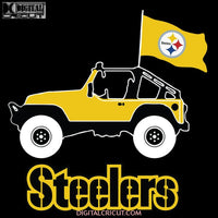 Pittsburgh Steelers Svg, Jeep Svg, Cricut File, Clipart, Football Svg, Sport Svg, Love Sport Svg, Love Football Svg, NFL Svg, Png, Eps, Dxf