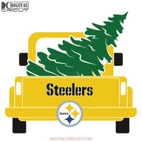 Pittsburgh Steelers Svg, Truck Christmas Svg, Cricut File, Clipart, Football Svg, Sport Svg, Christmas Svg, Merry Christmas