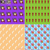 Planet Seamless Pattern Digital Papers Scrapbook Paper Background Wallpaper 12*12Inches -300Dpi