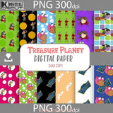 Planet Seamless Pattern Digital Papers Scrapbook Paper Background Wallpaper 12*12Inches -300Dpi
