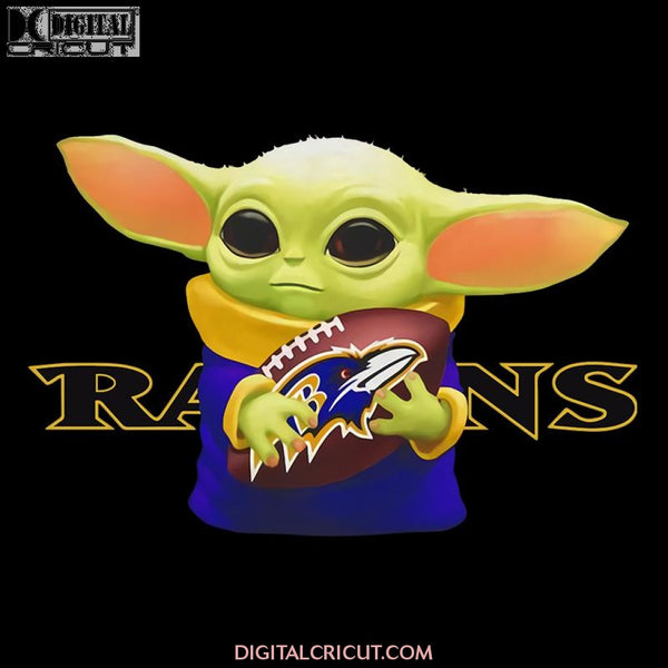 Baltimore Ravens Heart PNG, Baby Yoda Png, NFL PNG, Sport Png, Football Png, Printable Png 300 DPI