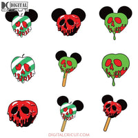 Poison Apple Svg, Bundle, Trick Or Treat Svg, Hocus Pocus Svg, Cricut File, Bundle, Clipart, Cream Svg, Ghost Svg, Png, Eps, Dxf