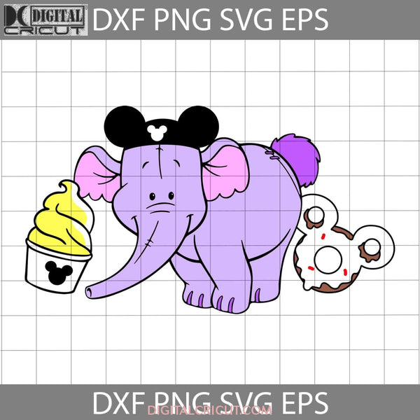 Poohs Heffalump Svg With Balloon Cartoon Cricut File Clipart Png Eps Dxf