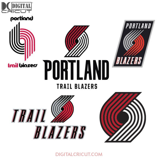 Portland Trail Blazers Clipart Png Nba Svg Basketball