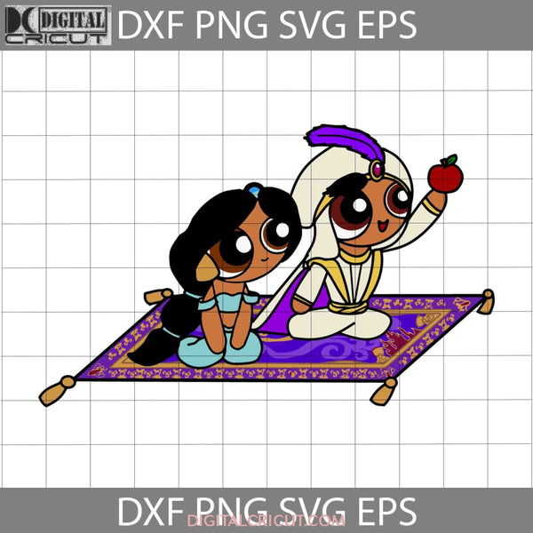 Powerpuff Jasmine And Aladdin Svg Girls Svg Cartoon Svg Halloween Gift Cricut File Clipart Png Eps