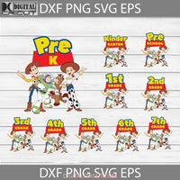 Pre-K Svg Pre-School Kindergarten Svg 1St Grade Bundle Toy Story Back To School Cricut File Clipart