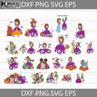 Princess Halloween Svg Bundle Cricut File Clipart Png Eps Dxf