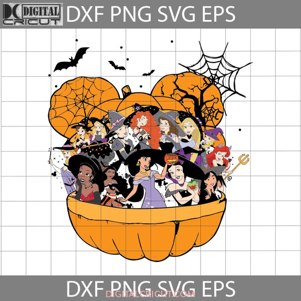 Princess Pumpkin Svg Halloween Cricut File Clipart Png Eps Dxf