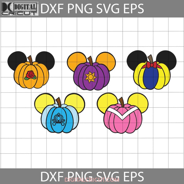 Princess Pumpkin Svg Halloween Cricut File Clipart Png Eps Dxf