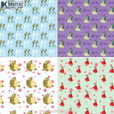 Princess Seamless Pattern Digital Papers Scrapbook Paper Background Wallpaper 12*12Inches -300Dpi