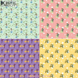 Princess Seamless Pattern Digital Papers Scrapbook Paper Background Wallpaper 12*12Inches -300Dpi