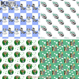 Princess Seamless Pattern Digital Papers Scrapbook Paper Background Wallpaper 12*12Inches -300Dpi