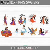 Princess Svg Bundle Halloween Cricut File Clipart Png Eps Dxf