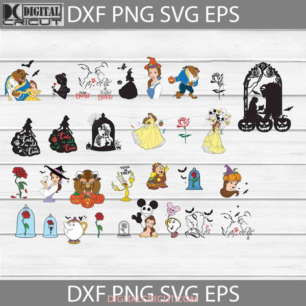 Princess Svg Halloween Svg Bundle Cricut File Clipart Png Eps Dxf