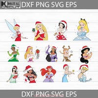 Princesses Christmas Svg Cricut File Clipart Png Eps Dxf