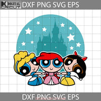 Princesses Puff Costume Svg Tiana Jasmine Svg Powerpuff Girls Svg Cartoon Halloween Gift Cricut File