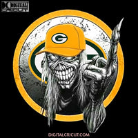 Green Bay Packers Svg, Skull Svg, Cricut File, Clipart, NFL Svg, Football Svg, Sport Svg, Love Football Svg, Png, Eps, Dxf 2