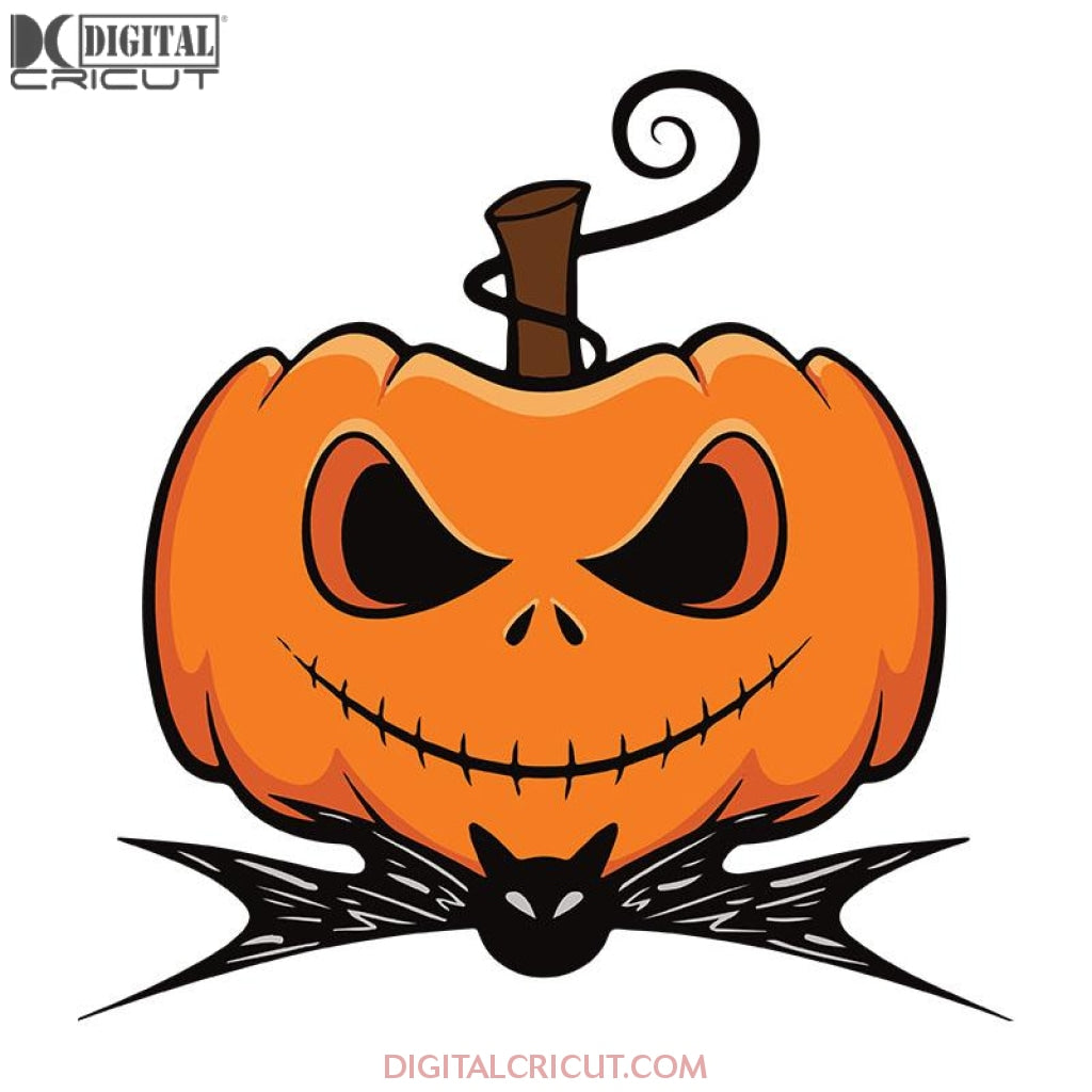 Pumpkin Jack Skellington Halloween Svg, The Night Before Christmas Svg, image size:1024x1024