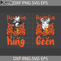 Pumpkin King And Queen Bundle Halloween Svg Gift Svg Cricut File Clipart Png Eps Dxf