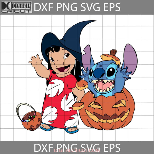 Pumpkin Stitch Surprise Svg Lilo And Halloween Cricut File Clipart Png Eps Dxf
