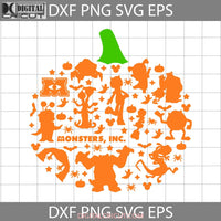 Pumpkin Svg Cartoon Halloween Cricut File Clipart Png Eps Dxf