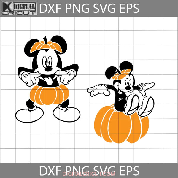 Mickey Pumpkin Svg Mouse Cuties Bundle Halloween Gift Cricut File Clipart Svg Png Eps Dxf