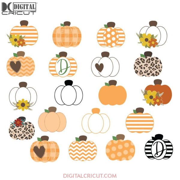 Pumpkins Svg, Swirly Pumpkin, Bundle, Cricut File, Halloween Svg 2