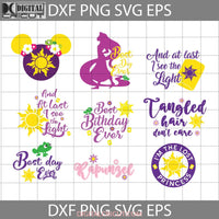 Rapunzel Svg Tangled Princess Bundle Cartoon Cricut File Clipart Png Eps Dxf