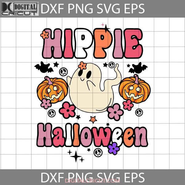 Retro Hippie Halloween Svg Vintage Svg Cricut File Clipart Png Eps Dxf