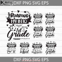 Roaring My Into 1St Grade Svg Bundle Simba Timon The Lion King Svg Back To School Cricut File