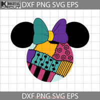 Sally Minnie Mouse Head Svg Halloween Cricut File Clipart Png Eps Dxf