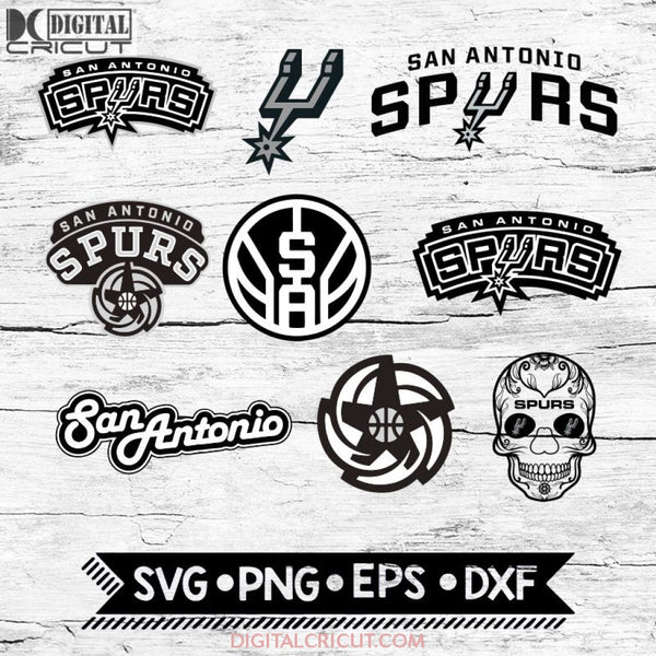San Antonio Spurs Clipart Png Nba Svg Basketball