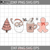 Santa Claus Svg Christmas Tree Merry Svg Cricut File Clipart Png Eps Dxf