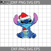 Santa Stitch Christmas High Quality Svg Lilo And Svg Cartoon Gift Cricut File Clipart Png Eps Dxf