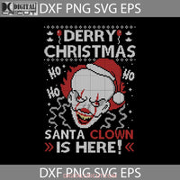 Clown Santa Svg Movie Christmas Gift Svg Cricut File Clipart Png Eps Dxf