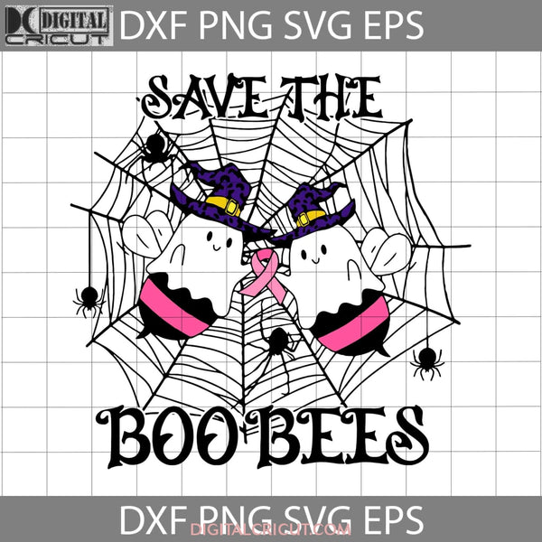 Save The Boo Bees Svg Halloween Cricut File Clipart Png Eps Dxf