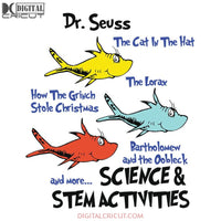 Science And Stem Activities Svg, The Cat In The Hat Svg, Dr. Seuss Svg, Dr Seuss Svg, Thing One Svg, Thing Two Svg, Fish One Svg, Fish Two Svg, The Rolax Svg, Png, Eps, Dxf