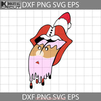 Sexy Lips Svg Xmas Santa Hat Bell Snow Christmas Cricut File Clipart Png Eps Dxf