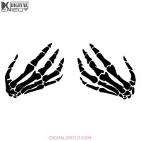 Skeleton hands Svg, Halloween Svg, Funny Svg, Cricut File, Silhouette, Clipart