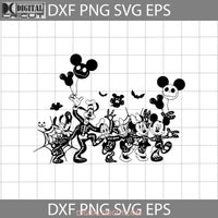 Mickey And Friends Skeleton Svg Halloween Cricut File Clipart Png Eps Dxf