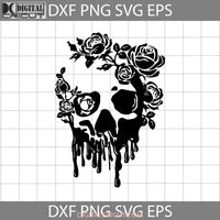 Skull Floral Svg Gothic Halloween Gift Svg Funny Cuties Horror Cricut File Clipart Png Eps Dxf