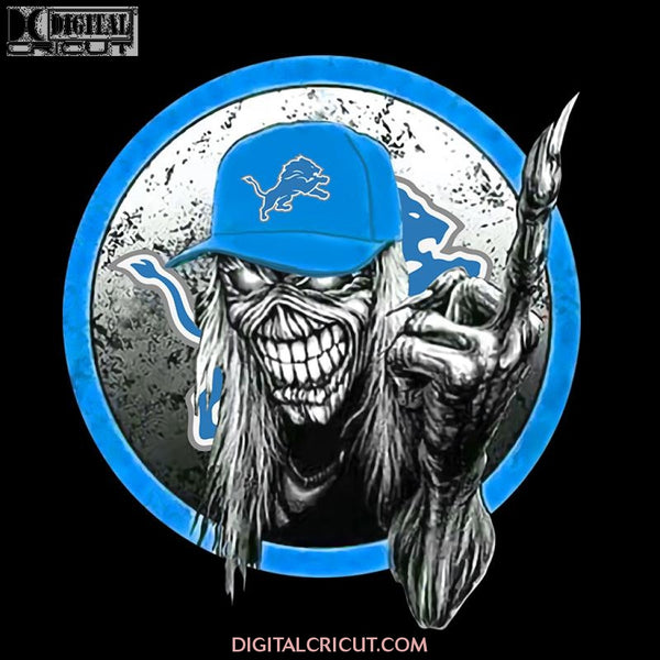 Detroit Lions Svg, Skull Svg, Cricut File, Clipart, NFL Svg, Football Svg, Sport Svg, Love Football Svg, Png, Eps, Dxf 2