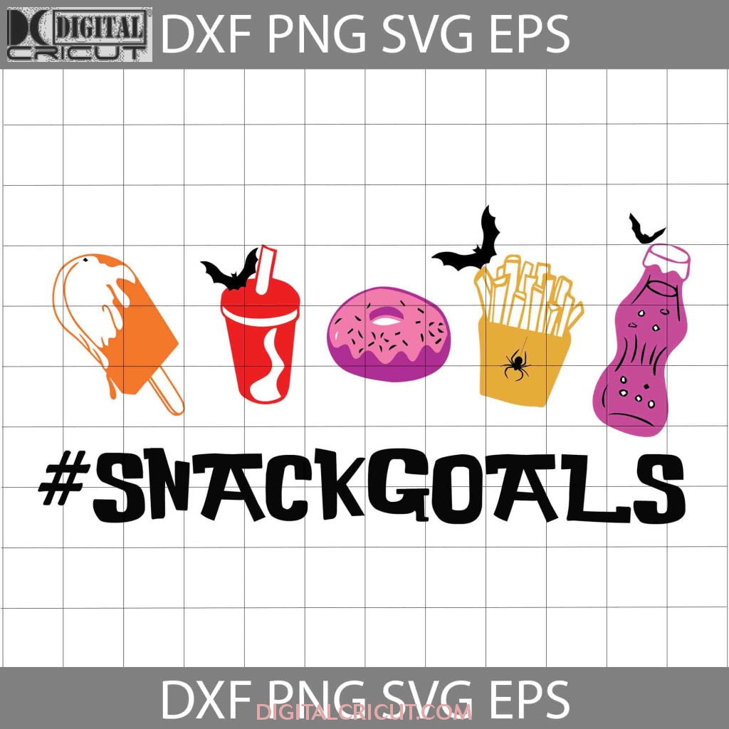 Snack Goals Svg, Halloween Svg, Cricut File, Clipart, Svg, Png, Eps ...