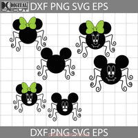 Spider Mouse Ears Svg Halloween Cricut File Clipart Png Eps Dxf