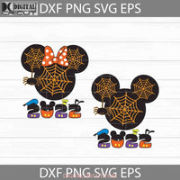 Mickey And Minnie Spider Svg 2022 Svg Bundle Halloween Cricut File Clipart Png Eps Dxf