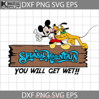 Splash Moutain Ride Mickey Svg Cartoon Cricut File Clipart Png Eps Dxf