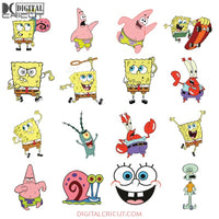 SpongeBob SquarePants Svg, Cartoon Svg, SpongeBob Svg, SpongeBob Face Svg, Cricut File, Clipart, Funny Cartoon Svg, Png, Eps, Dxf