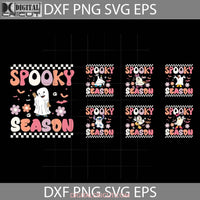 Spooky Season Svg Boo Bundle Halloween Svg Cricut File Clipart Png Eps Dxf